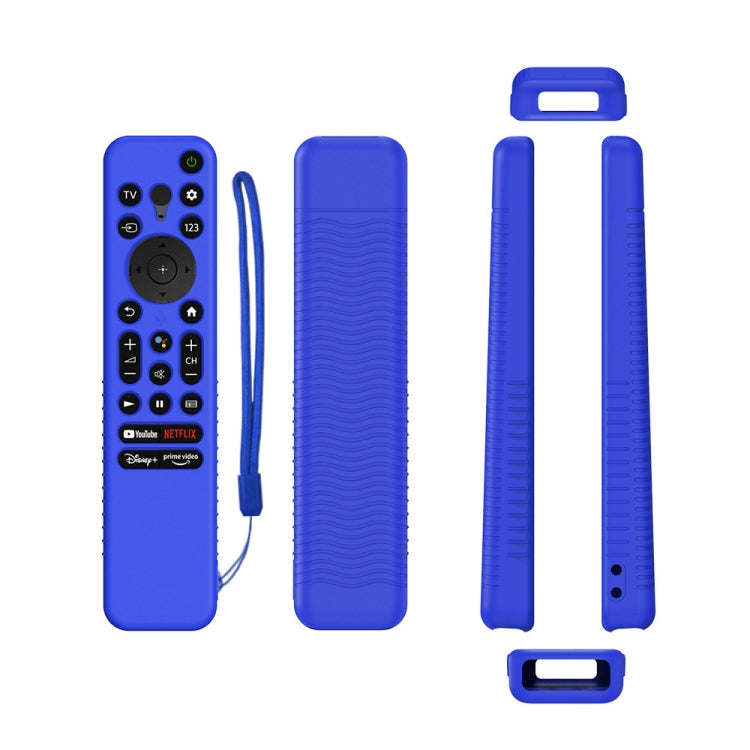 Y56 Voice Remote Silicone Anti-Fall Protective Case For Sony RMF-TX800U/C/P/T/900U, For Sony RMF-TX800U/C/P/T/900U(Blue), For Sony RMF-TX800U/C/P/T/900U(Red), For Sony RMF-TX800U/C/P/T/900U(Luminous Blue), For Sony RMF-TX800U/C/P/T/900U(Luminous Green)