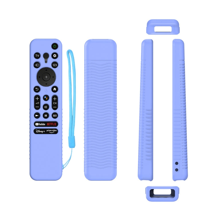 Y56 Voice Remote Silicone Anti-Fall Protective Case For Sony RMF-TX800U/C/P/T/900U, For Sony RMF-TX800U/C/P/T/900U(Blue), For Sony RMF-TX800U/C/P/T/900U(Red), For Sony RMF-TX800U/C/P/T/900U(Luminous Blue), For Sony RMF-TX800U/C/P/T/900U(Luminous Green)
