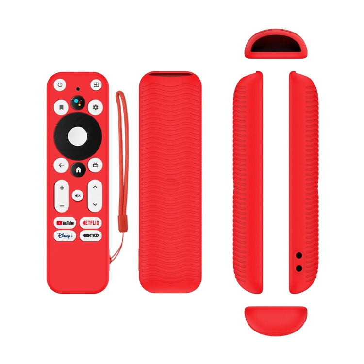 Y55 For ONN Android TV 4K UHD Streaming Device Anti-Fall Silicone Remote Control Cover