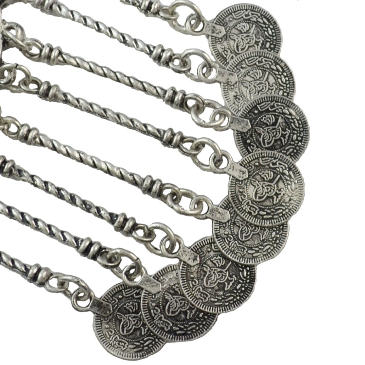 Exaggerated Necklace Tassel Vintage Female Alloy Plated Collarbone Chain