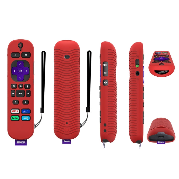 For TCL Roku Voice Remote Pro Y30 Remote Control Shockproof Silicone Protective Case, For TCL Roku Voice Remote Pro(Luminous White), For TCL Roku Voice Remote Pro(Black), For TCL Roku Voice Remote Pro(Orange), For TCL Roku Voice Remote Pro(Red)        ...