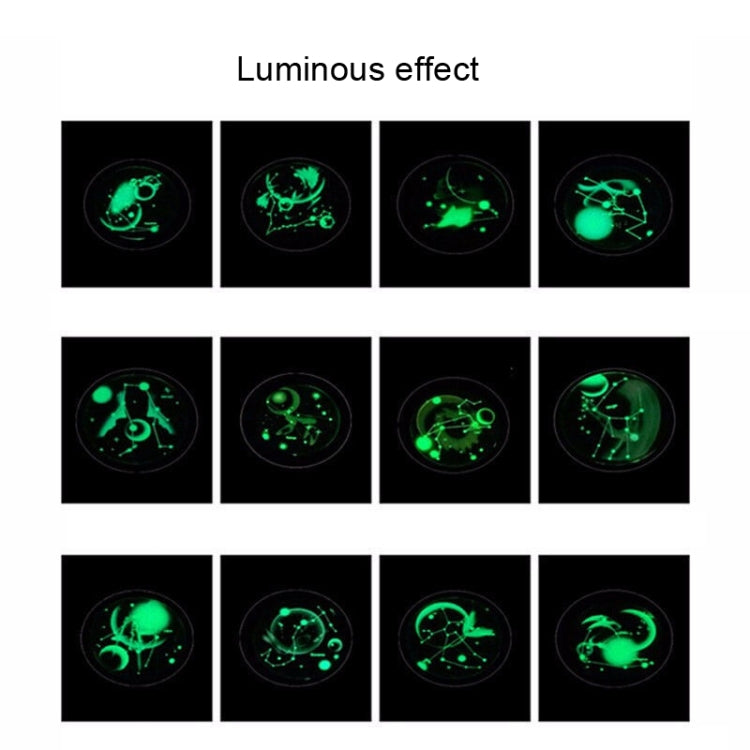 Luminous Zodiac Moon Titanium Steel Necklace Personalized Moon Pendant