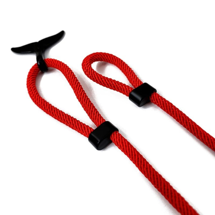 5pcs Whale Tail Braided Hand Rope Double Live Buckle Adjustable Bracelet