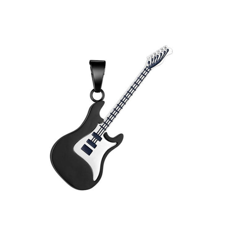 OPK 1989 Personality Stainless Steel Guitar Pendant Titanium Steel Necklace, Gold Pendant, Steel Color Pendant, Black Pendant, Gold Pendant+0.4x70cm Pearl Chain, Gold Pendant+0.3x55cm Pearl Chain, Steel Color Pendant+0.4x70cm Pearl Chain               ...