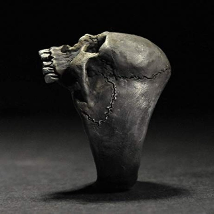 C56213 2pcs Punk Vintage Skull Ring Horror Skull Ring Men Gift