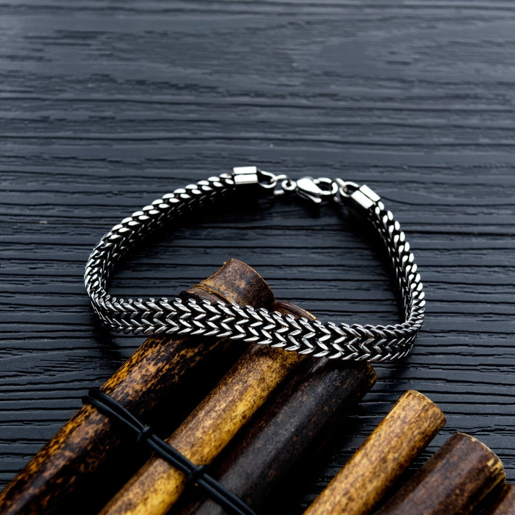 Retro Style Titanium Steel Men Bracelet Personal  Accessories