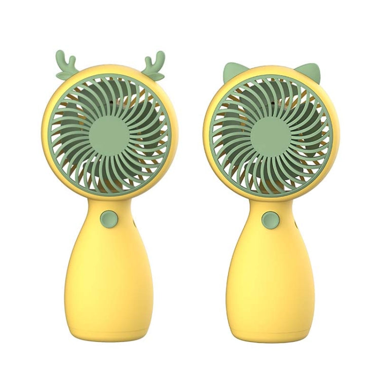 2pcs MLS6035 USB Mini Charging With Lanyard Small Fan, Style Random Delivery, MLS6035 Pink, MLS6035 Yellow, MLS6035 Green