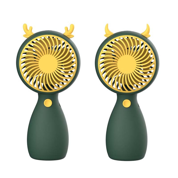 2pcs MLS6035 USB Mini Charging With Lanyard Small Fan, Style Random Delivery, MLS6035 Pink, MLS6035 Yellow, MLS6035 Green