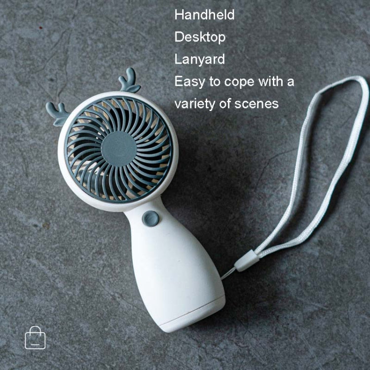 2pcs MLS6035 USB Mini Charging With Lanyard Small Fan, Style Random Delivery, MLS6035 Pink, MLS6035 Yellow, MLS6035 Green