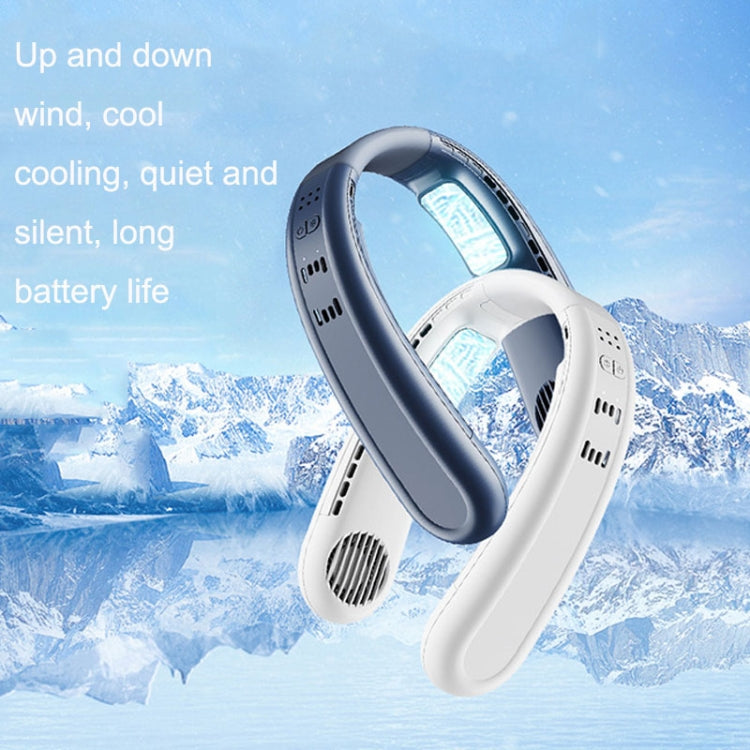 F63 Semiconductor Cooling Hanging Neck Fan USB Silent Outdoor Mini Fan