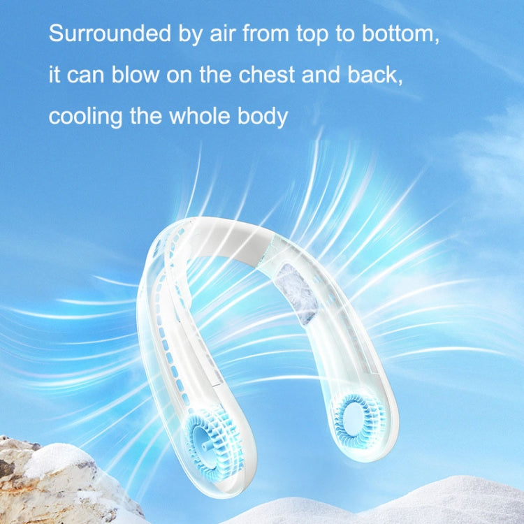 F63 Semiconductor Cooling Hanging Neck Fan USB Silent Outdoor Mini Fan