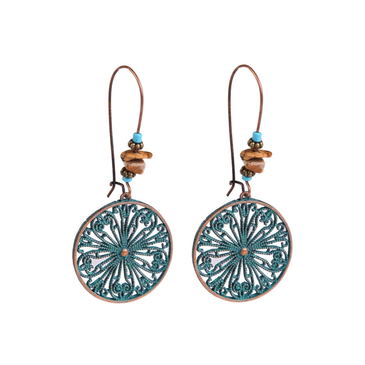 Turquoise Ethnic Style Earrings Temperament Simple Vintage Earrings