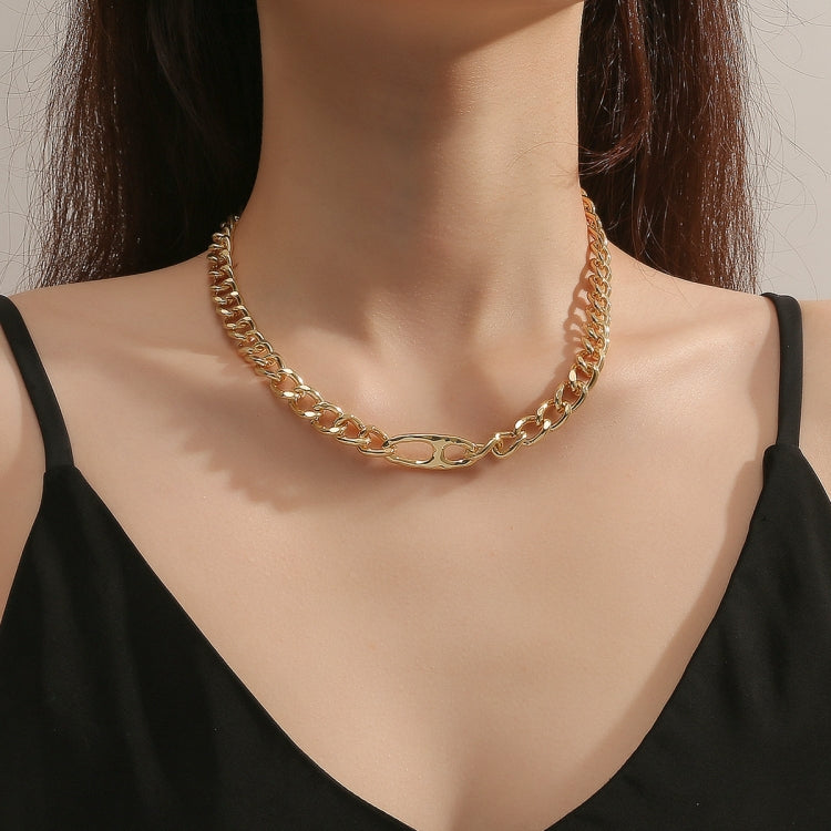 Punk Vintage Velvet Clavicle Chain Metal Rock Necklace, Spec: