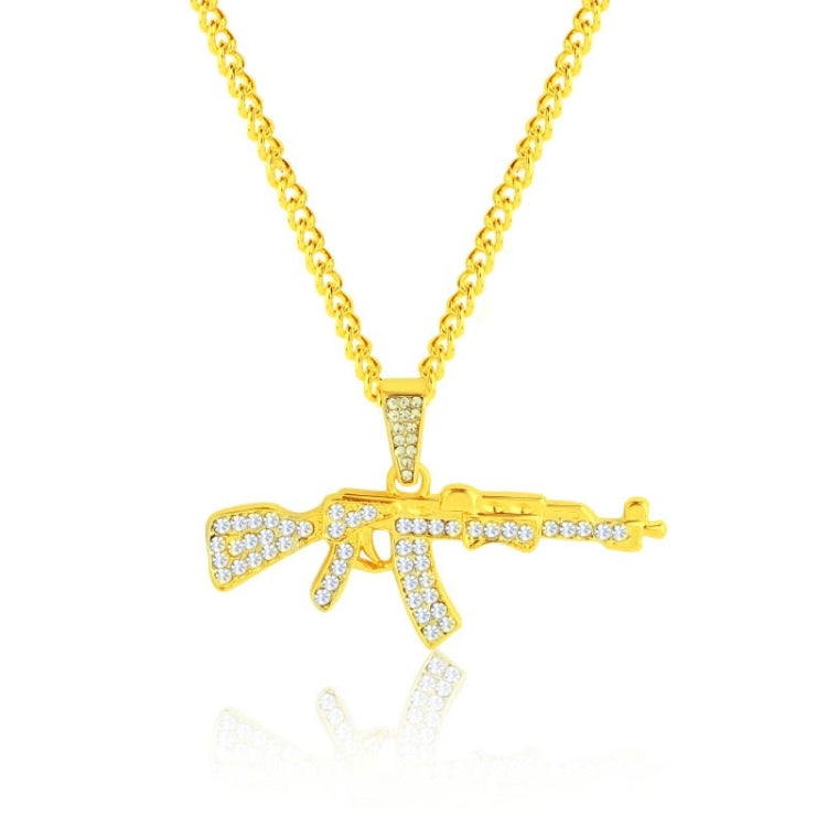 Exaggerated Hip Hop Style Necklace Collarbone Chains