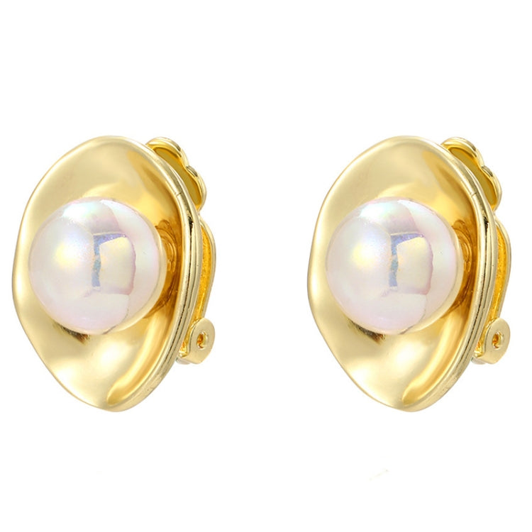 Baroque Earrings Pearl Ear Clip Women Without Ear Piercing
