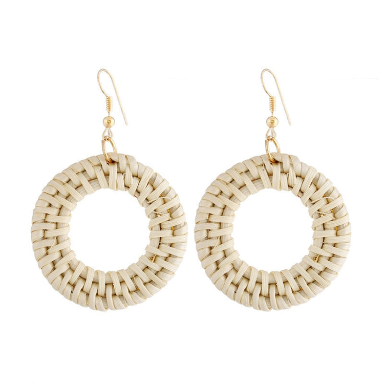 Bamboo Vine Handmade Woven Earrings Bosomia Style Earrings