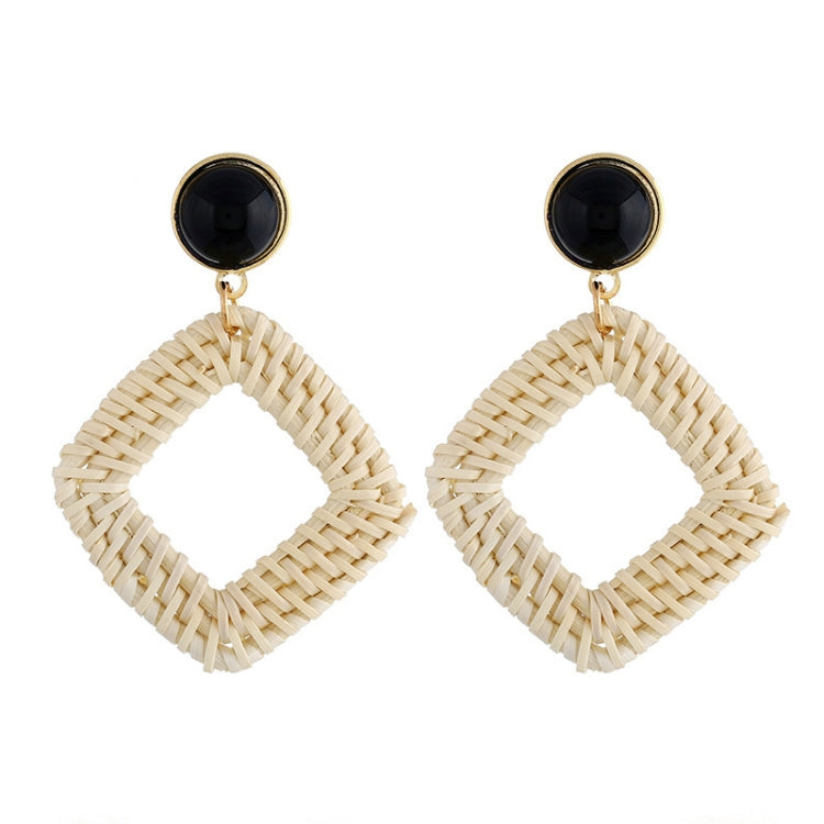 Bamboo Vine Handmade Woven Earrings Bosomia Style Earrings