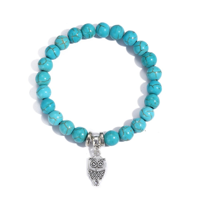 Women Beaded Bracelet Turquoise Ethnic Style Charm Jewelry, S2208-2 Owl, S2208-3 Butterfly, S2208-4 Sea Star, S2208-5 Life Tree, S2208-1 Eyes, S2203-12 Cross, S2203-13 Turquoise Pendant, S2212-1 Eyes, S2303-1, S2303-2 Turtles, S2303-3 Cross            ...