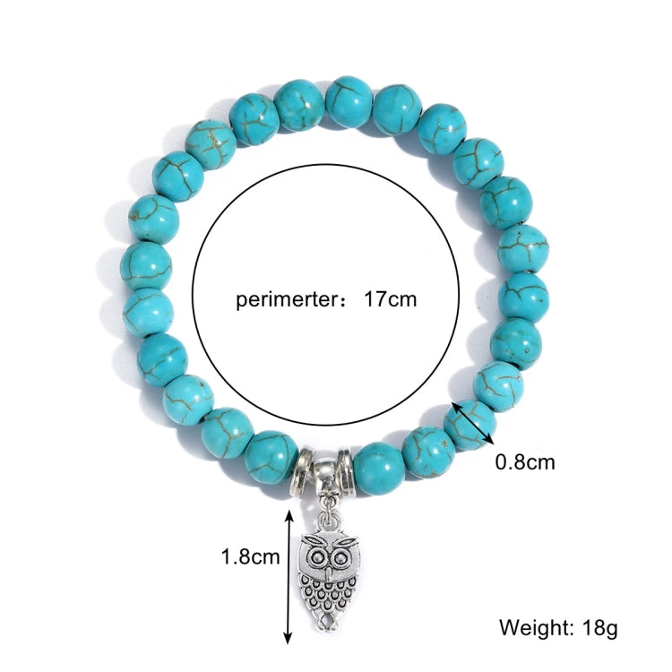 Women Beaded Bracelet Turquoise Ethnic Style Charm Jewelry, S2208-2 Owl, S2208-3 Butterfly, S2208-4 Sea Star, S2208-5 Life Tree, S2208-1 Eyes, S2203-12 Cross, S2203-13 Turquoise Pendant, S2212-1 Eyes, S2303-1, S2303-2 Turtles, S2303-3 Cross            ...
