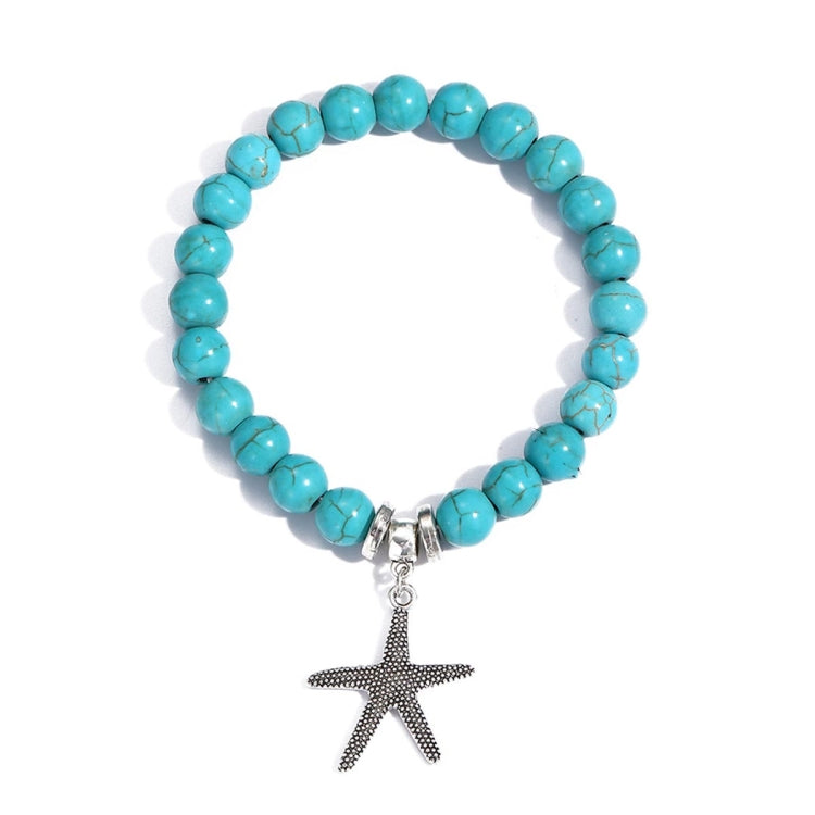 Women Beaded Bracelet Turquoise Ethnic Style Charm Jewelry, S2208-2 Owl, S2208-3 Butterfly, S2208-4 Sea Star, S2208-5 Life Tree, S2208-1 Eyes, S2203-12 Cross, S2203-13 Turquoise Pendant, S2212-1 Eyes, S2303-1, S2303-2 Turtles, S2303-3 Cross            ...