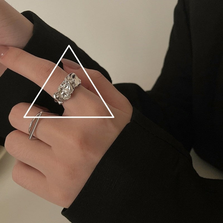 S925 Sterling Silver Vintage Ring Chain Jewelry