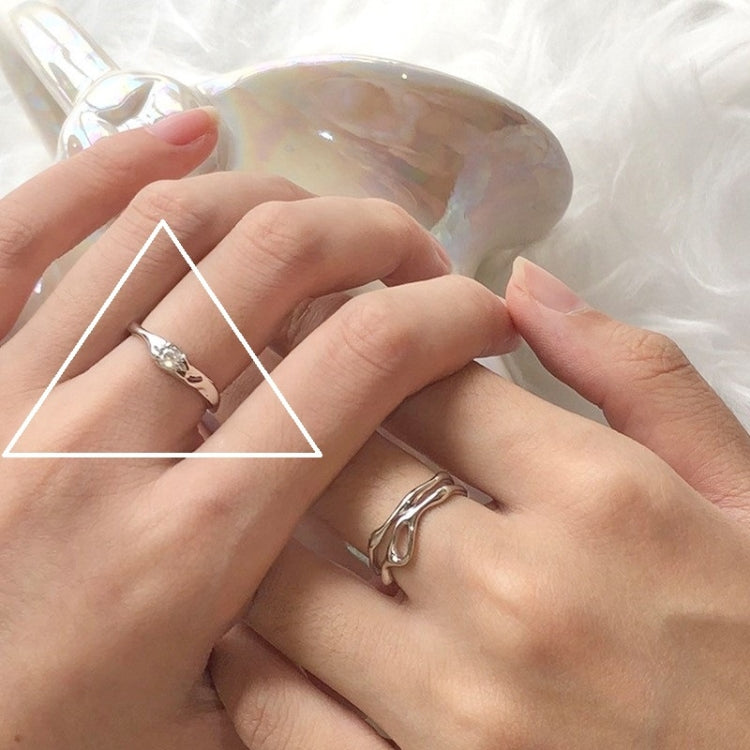 S925 Sterling Silver Vintage Ring Chain Jewelry