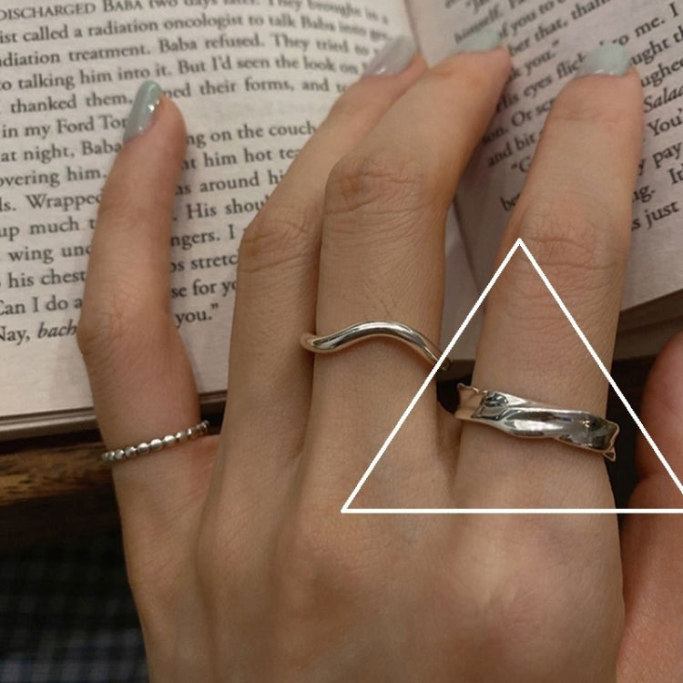 S925 Sterling Silver Vintage Ring Chain Jewelry