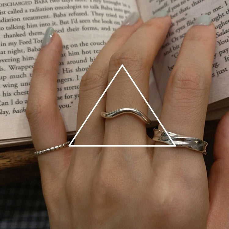 S925 Sterling Silver Vintage Ring Chain Jewelry