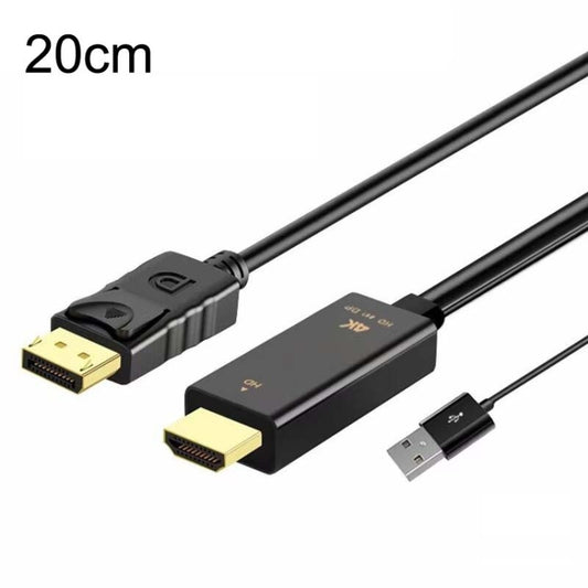 4K 60Hz HDMI To DP Adapter With Power Supply HD Converter