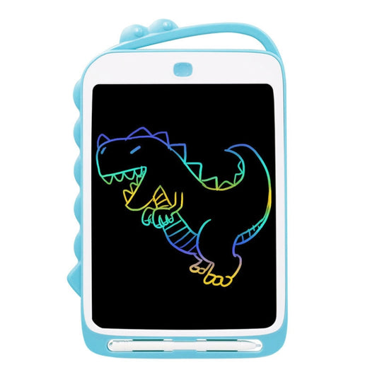 10 inch Cartoon Dinosaur LCD Writing Board Colorful Children Painting Board, 10 inch (Light Blue)