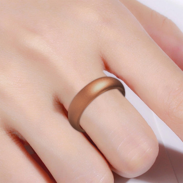 SH100 5.7mm Wide Silicone Ring Glitter Couple Ring