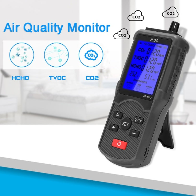 JD-3002 Carbon Dioxide Comprehensive Air Quality Temperature Humidity Detector