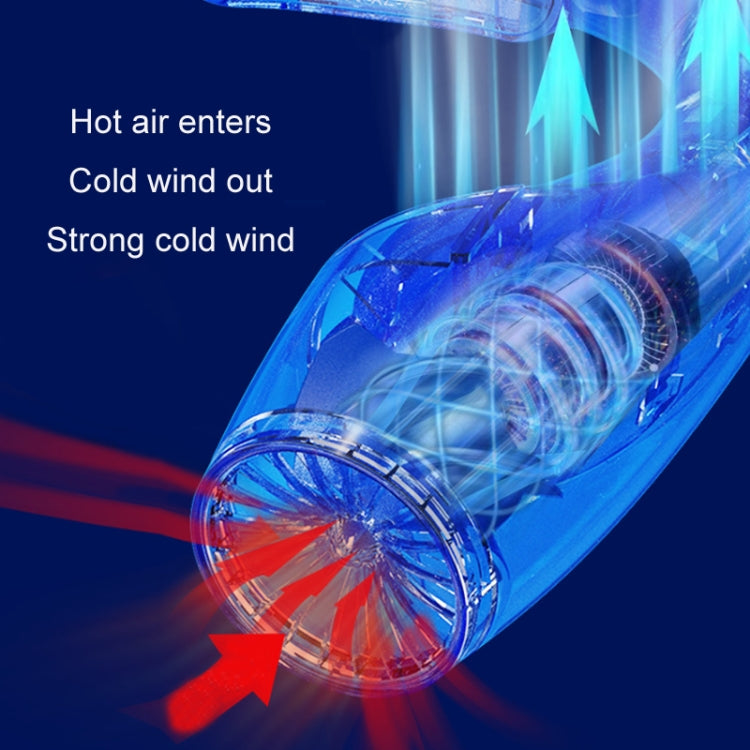 USB Charging Big Wind Cooling Leafless Hanging Neck Fan