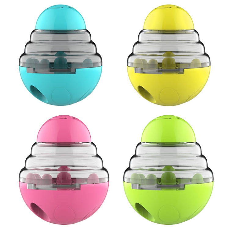 056DT Puzzle Training Pet Food Leakage Toy Tumbler Ball Dog Toy, Tumbler Ball(Lake Blue), Tumbler Ball(Yellow), Tumbler Ball(Green), Tumbler Ball(Red)