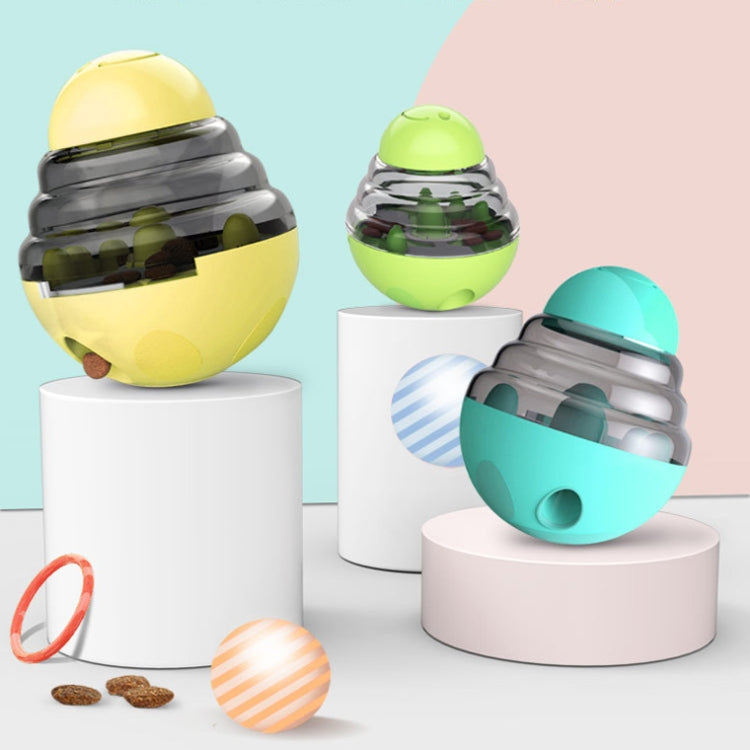 056DT Puzzle Training Pet Food Leakage Toy Tumbler Ball Dog Toy, Tumbler Ball(Lake Blue), Tumbler Ball(Yellow), Tumbler Ball(Green), Tumbler Ball(Red)