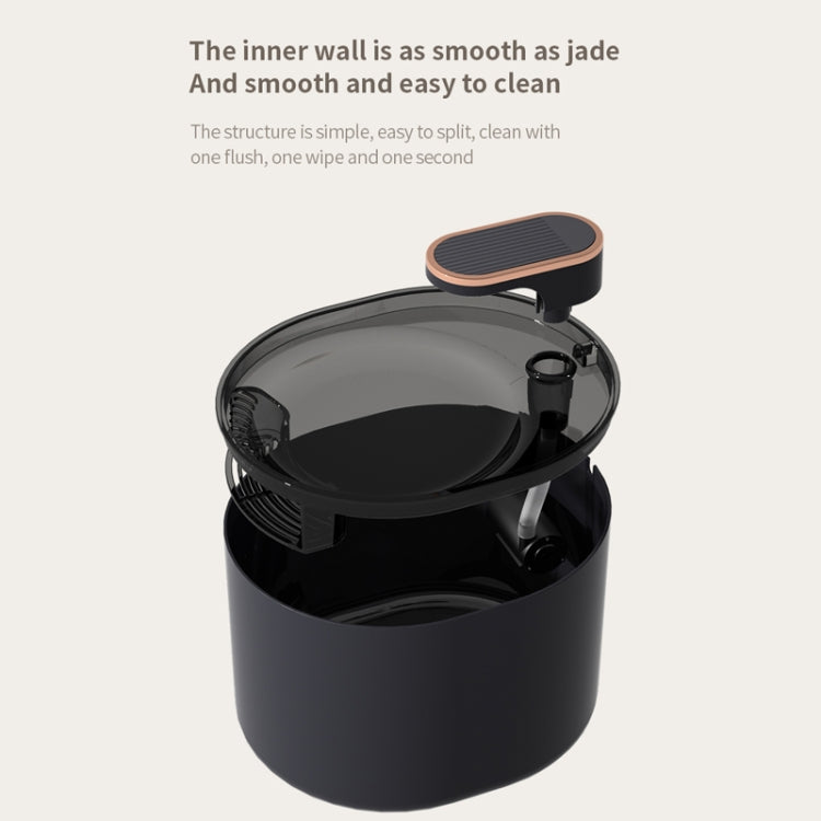 3L Electric Pet Water Dispenser Automatic Cat Water Fountain With Light, With Light Blue, With Light White