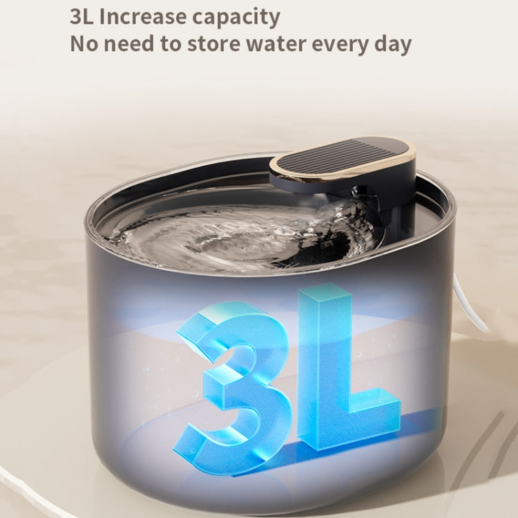 3L Electric Pet Water Dispenser Automatic Cat Water Fountain Mute Water Feeder Bowl, Upgrade Motor Blue, Upgrade Motor White, Blue Ordinary Motor Blue, Ordinary Motor White