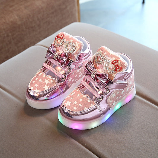 Breathable Flashing Light Luminous Casual Boys & Girls Shoes, 21, 22, 23, 24, 25, 26, 27, 29, 30, 28