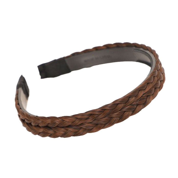 Wide-Brimmed Twisted Braid Hoops Wig Non-Slip Hair Accessories, 1cm-Natural Black, 1cm-Light Brown, 1.5cm-Natural Black, 1.5cm-Light Brown, 1.5cm-Deep Brown, 1.8cm-Natural Black, 1.8cm-Deep Brown, 1.8cm-Double Natural Black, 1.8cm-Double Light Brown   ...