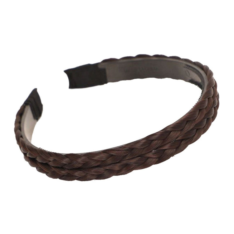 Wide-Brimmed Twisted Braid Hoops Wig Non-Slip Hair Accessories, 1cm-Natural Black, 1cm-Light Brown, 1.5cm-Natural Black, 1.5cm-Light Brown, 1.5cm-Deep Brown, 1.8cm-Natural Black, 1.8cm-Deep Brown, 1.8cm-Double Natural Black, 1.8cm-Double Light Brown   ...