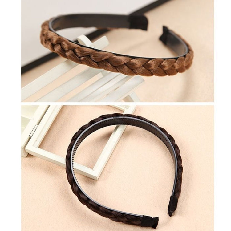 Wide-Brimmed Twisted Braid Hoops Wig Non-Slip Hair Accessories, 1cm-Natural Black, 1cm-Light Brown, 1.5cm-Natural Black, 1.5cm-Light Brown, 1.5cm-Deep Brown, 1.8cm-Natural Black, 1.8cm-Deep Brown, 1.8cm-Double Natural Black, 1.8cm-Double Light Brown   ...