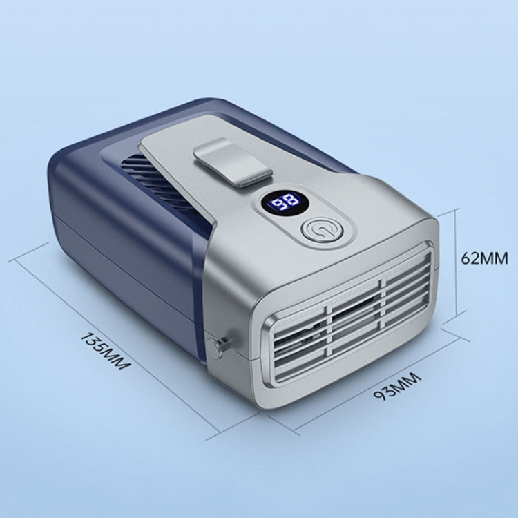 Outdoor Portable Waist High Wind Leafless Hanging Neck Fan With Power Function