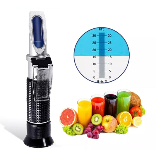 Handheld Refractometer Fruit Sugar Meter Brix Tester 0-32 Measuring Range