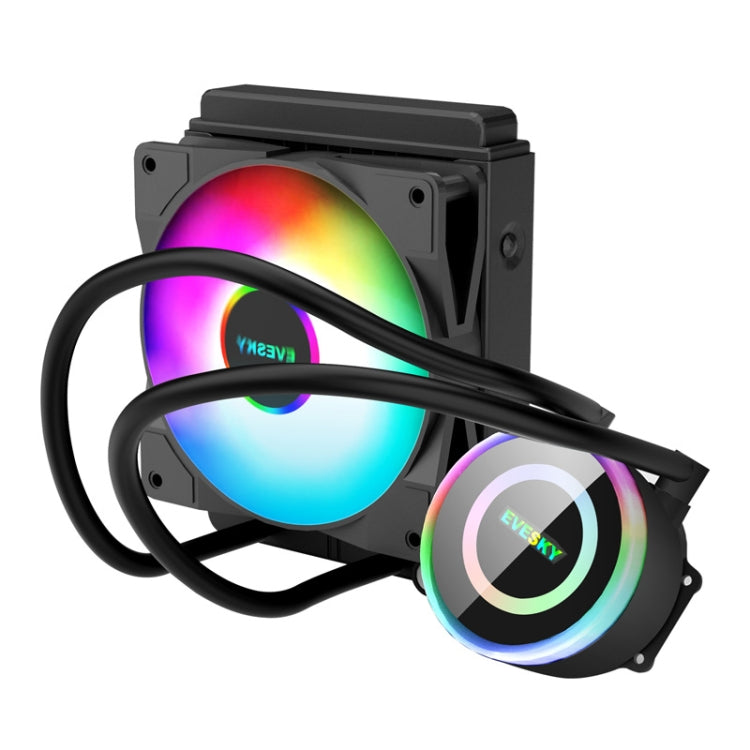 EVESKY  Water Cooler Cpu Fan RGB Fan Liquid Heatsink Integrated Radiator