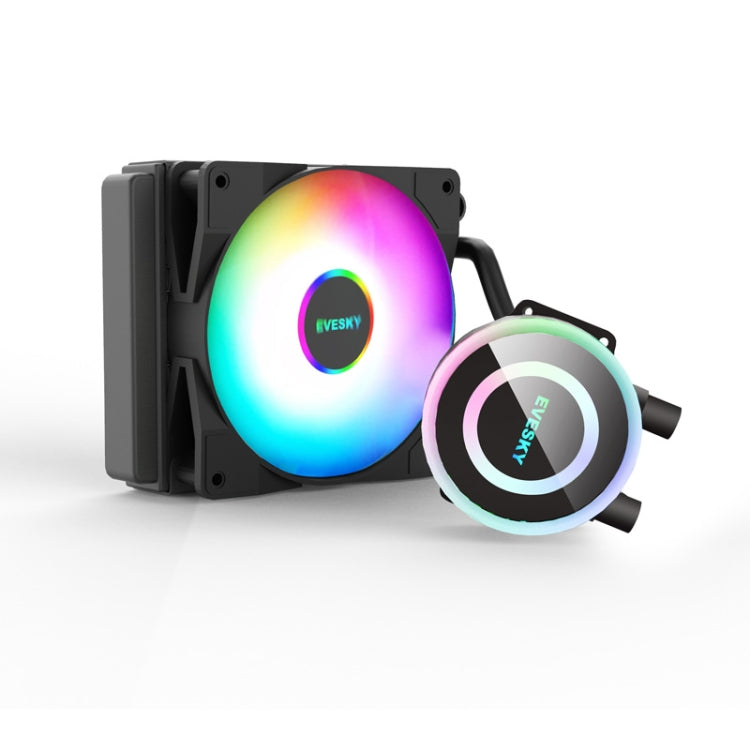 EVESKY  Water Cooler Cpu Fan RGB Fan Liquid Heatsink Integrated Radiator