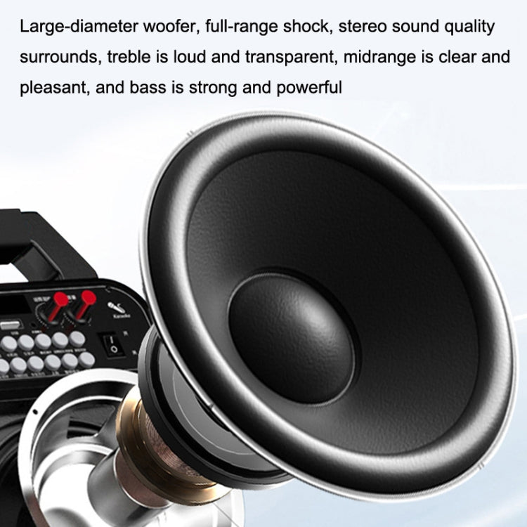 HanRongda HRD-787 High Performance Full Band Portable Bluetooth Card SOS Warning LED Lighting Radio, HRD-787