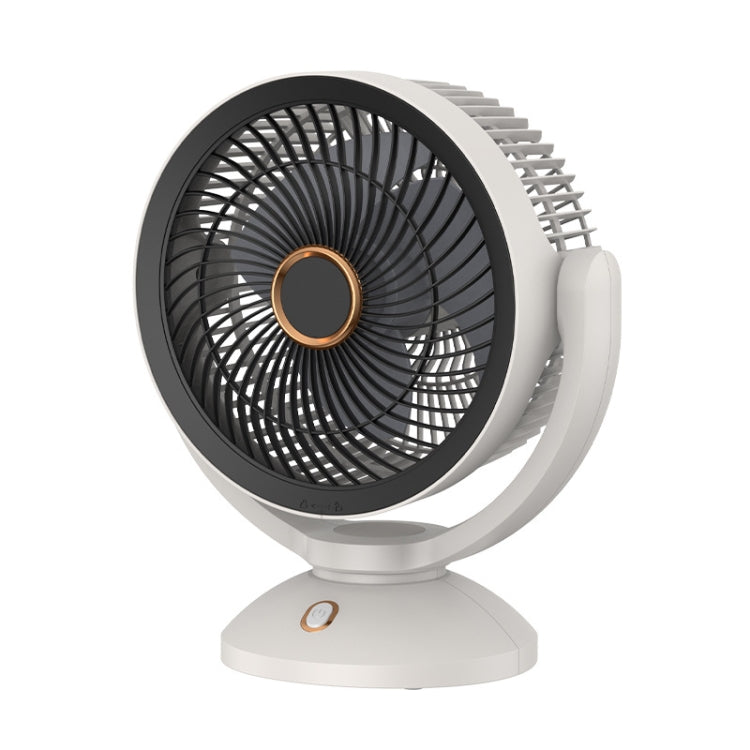 Desktop Air Circulation Upright Night Light Fan Household Rotatable Turbo Fan, Plug-in Model, Charging Model