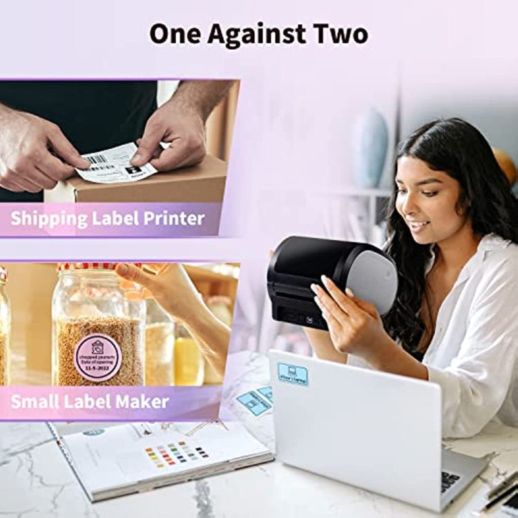 Phomemo D520-BT Bluetooth Thermal Shipping Label Printer Wireless Desktop Printer For Barcode Address Labels