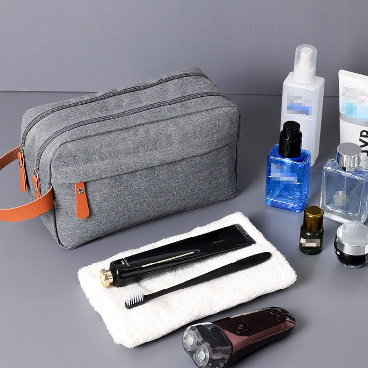 Men Double-layer Travel Toiletry Bag Travel Accessories Portable Moisture-proof Bag