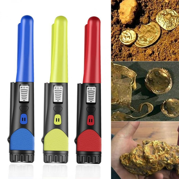 Handheld Metal Detector LCD Display Gold Treasure Hunter with Flashlight